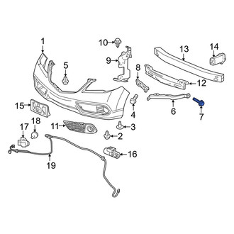 Acura OE - Lower Bumper Cover Bolt