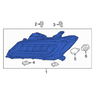 Acura OE - Front Right Headlight Assembly