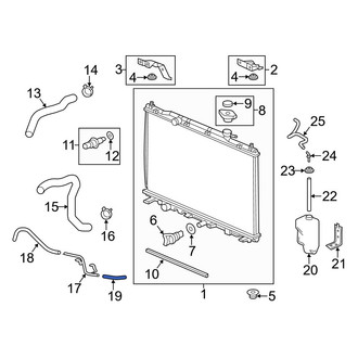Acura OE - Automatic Transmission Oil Cooler Hose