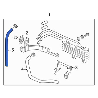 Acura OE - Automatic Transmission Oil Cooler Hose