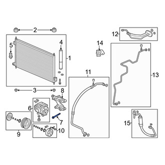 Acura OE - Upper A/C Compressor Bolt