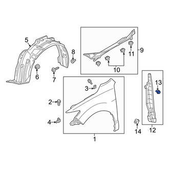 Acura OE - Fender Clip