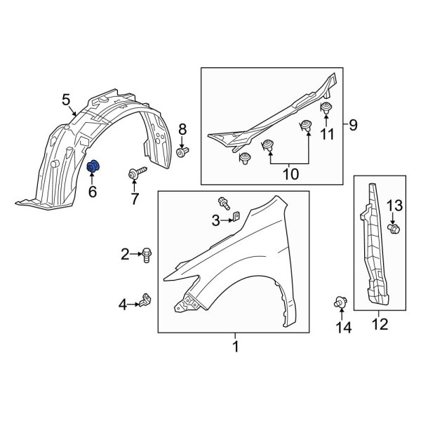 Fender Liner Retainer