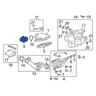 Acura OE - Engine Air Intake Hose