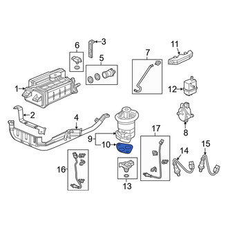 Acura OE - Lower Exhaust Gas Recirculation (EGR) Tube Gasket