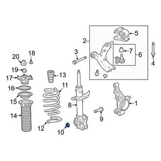 Acura OE - Suspension Strut Nut