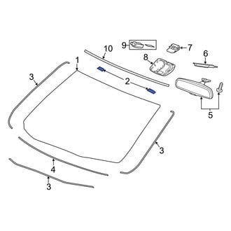 Acura OE - Windshield Clip