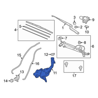 Acura OE - Washer Fluid Reservoir