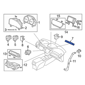 Acura OE - Hazard Warning Switch