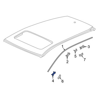 Acura OE - Roof Drip Molding Clip