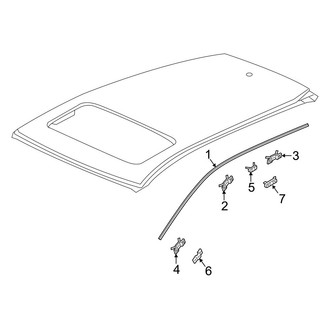 Acura OE - Roof - Exterior Trim