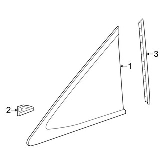 Acura OE - Quarter Panel - Glass