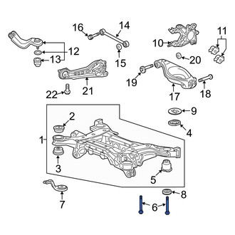 Acura OE - Rear Suspension Crossmember Bolt