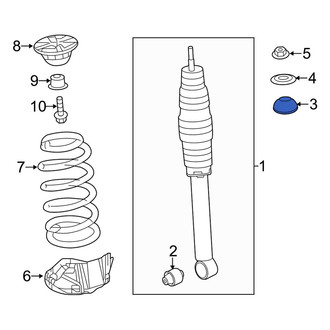 Acura OE - Suspension Shock Absorber Mount Insulator