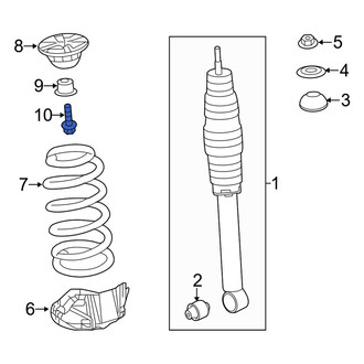 Acura OE - Coil Spring Retainer Bolt