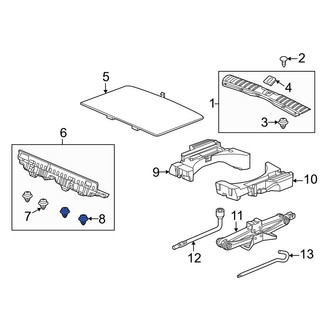 Acura OE - Body B-Pillar Trim Panel Clip
