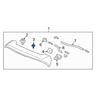 Acura OE - Spoiler Clip