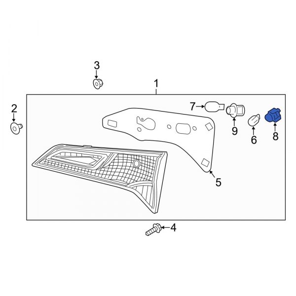 Tail Light Socket