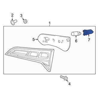 Acura OE - Rear Back Up Light Socket
