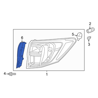 Acura OE - Rear Left Tail Light Housing