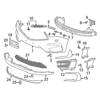 Acura OE - Bumper Cover Retainer
