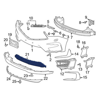 Acura OE - Front Lower Grille