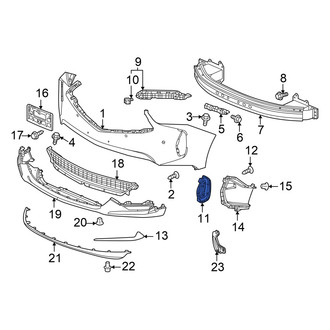 Acura OE - Front Upper Grille