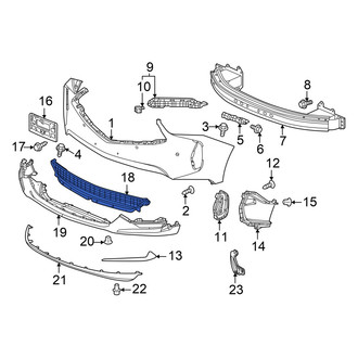 Acura OE - Front Left Grille