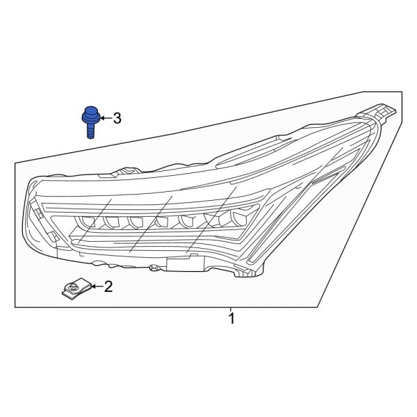 Headlight Mounting Bolt