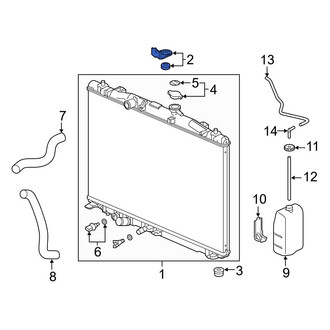 Acura OE - Radiator Mount Bracket