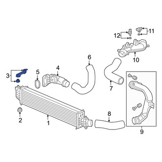 Acura OE - Right Intercooler Bracket