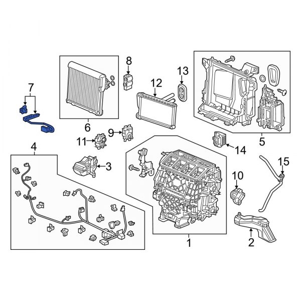 A/C Evaporator Temperature Sensor