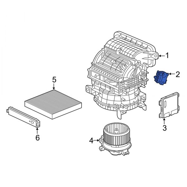 HVAC Air Adjustment Control Motor