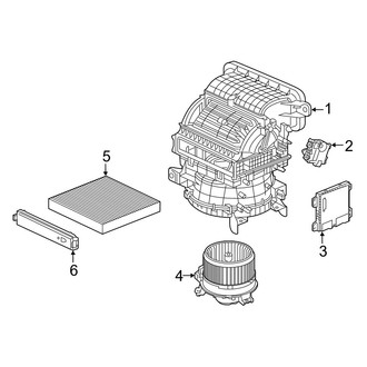 Acura OE - Air Conditioner & Heater - Blower Motor & Fan