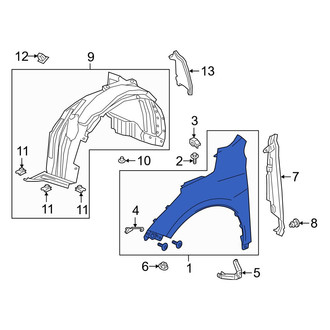 Acura OE - Front Left Fender