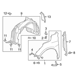 Acura OE - Fender & Components