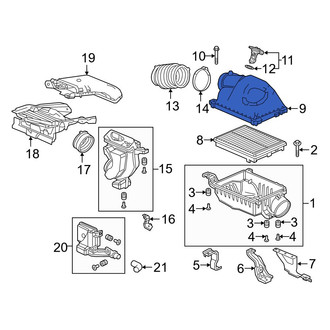 Acura OE - Upper Air Filter Housing