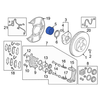Acura OE - Front Wheel Bearing