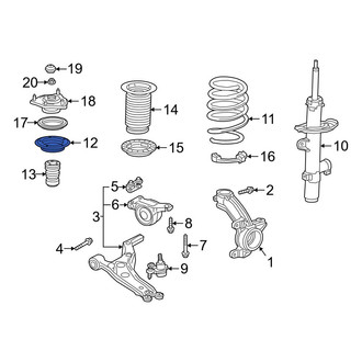 Acura OE - Front Upper Coil Spring Insulator