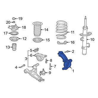 Acura OE - Right Steering Knuckle