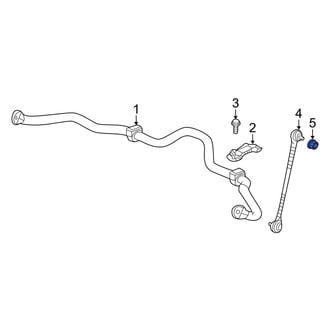 Acura OE - Front Suspension Stabilizer Bar Link Nut