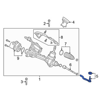 Acura OE - Right Outer Steering Tie Rod End