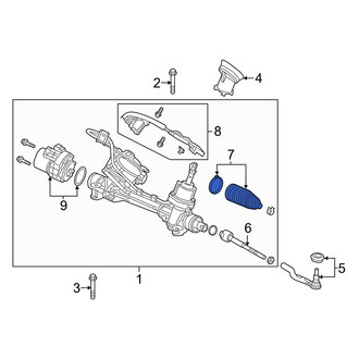 Acura OE - Rack and Pinion Bellows
