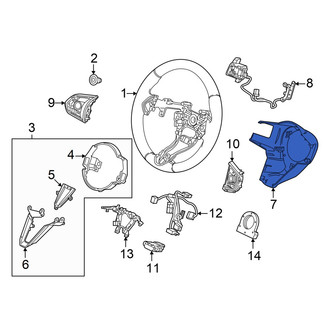 Acura OE - Steering Wheel Back Cover