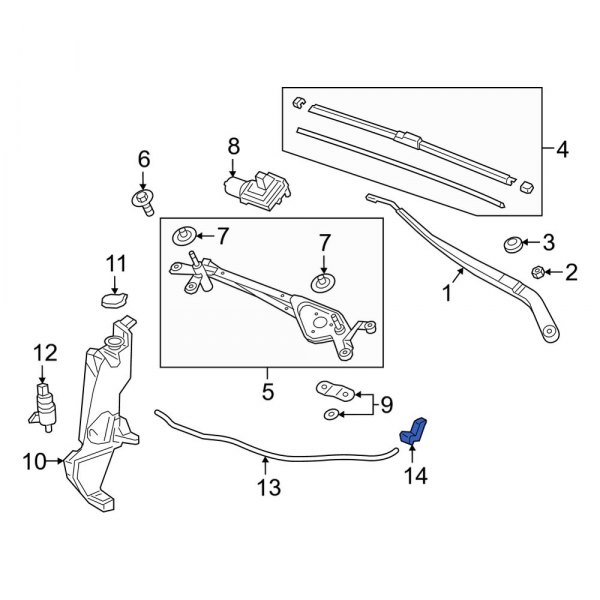 Windshield Washer Nozzle