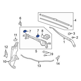 Acura OE - Wiper Arm Cap