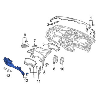 Acura OE - Instrument Panel Knee Bolster