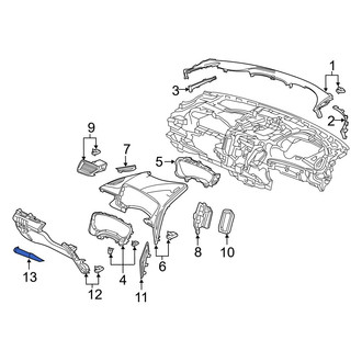 Acura OE - Left Instrument Panel Molding