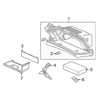 Acura OE - Instrument Panel - Glove Box