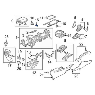 Acura OE - Front Forward 12 Volt Accessory Power Outlet